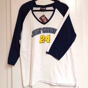 NWT NASCAR Jeff Gordon - Chase Authentics mid-sleeve Sz: XL w/ hood
